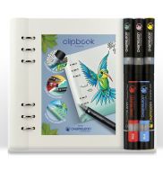 Chameleon Pens & Filofax Clipbook A5 White Bundle (REDUCED)