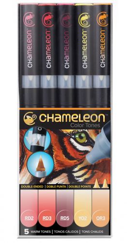 Chameleon 5-Pen Warm Tones Set