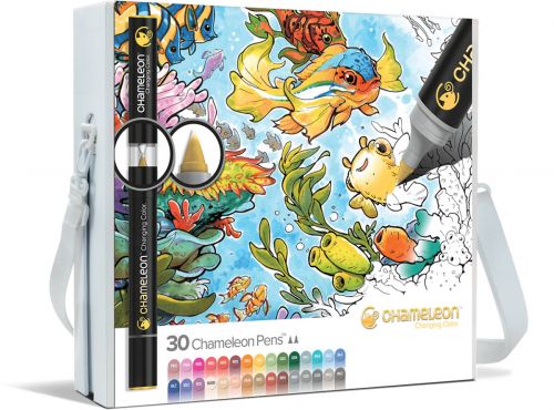 Chameleon 30-Pen New Colours Set (with case)