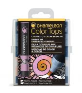 Chameleon 5 Colour Tops Pastel Tones Set