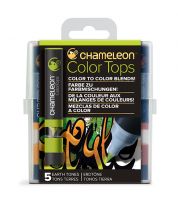 Chameleon 5 Colour Tops Earth Tones Set