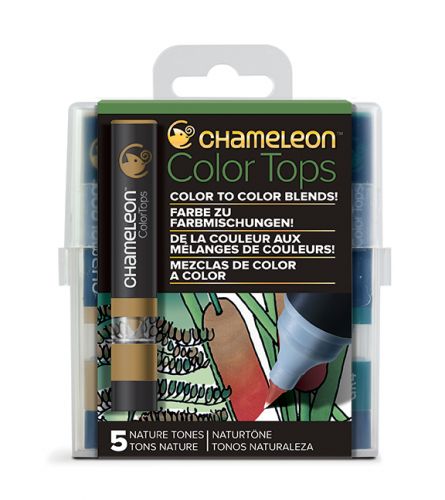 Chameleon 5 Colour Tops Nature Tones Set