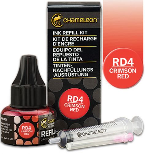 Chameleon Ink Refill 25ml - Crimson Red RD4