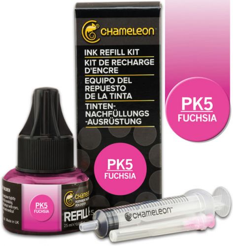 Chameleon Ink Refill 25ml - Fuchsia PK5