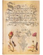 Paperblanks Flemish Rose Mini | Day-at-a-Time 2024 Diary