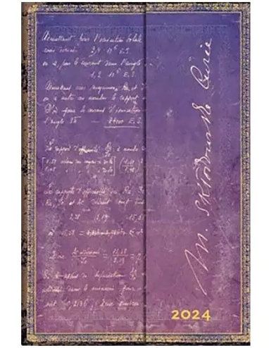 Paperblanks Marie Curie Mini | Day-at-a-Time 2024 Diary (NEW)