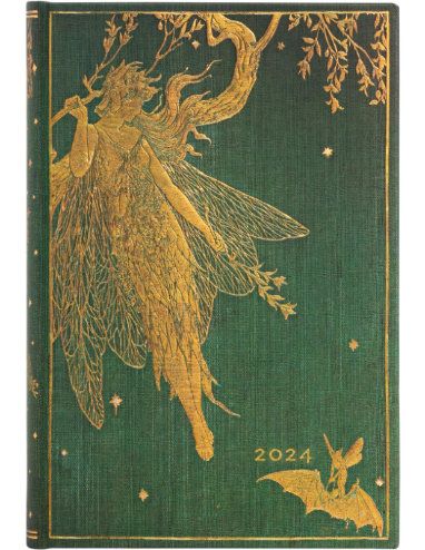Paperblanks Olive Fairy Mini | Day-at-a-Time 2024 Diary (OOS)