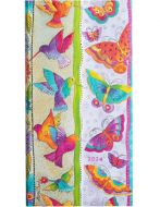Paperblanks Hummingbirds & Flutterbyes Slim | Week-at-a-Time 2024 Diary HOR (RESTOCKED)