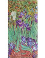 Paperblanks Van Gogh’s Irises Slim | Week-at-a-Time 2024 Diary HOR (OOS)