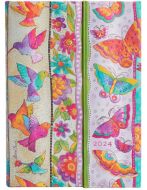 Paperblanks Hummingbirds & Flutterbyes Midi | Day-at-a-Time 2024 Diary