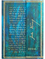 Paperblanks Verne, Twenty Thousand Leagues Midi | Week-at-a-Time 2024 Diary HOR