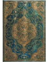 Paperblanks Turquoise Chronicles Grande | Week-at-a-Time 2024 Diary VER