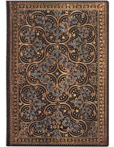 Paperblanks Restoration Flexi Midi | Week-at-a-Time 2024 Diary HOR (OOS)