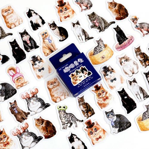 Stickers - Box - Mister Kitty (46 pcs) (NEW)