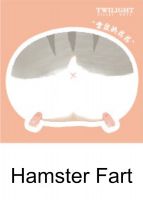 Stickers - Post-It Notes - Hamster Fart (PINK)