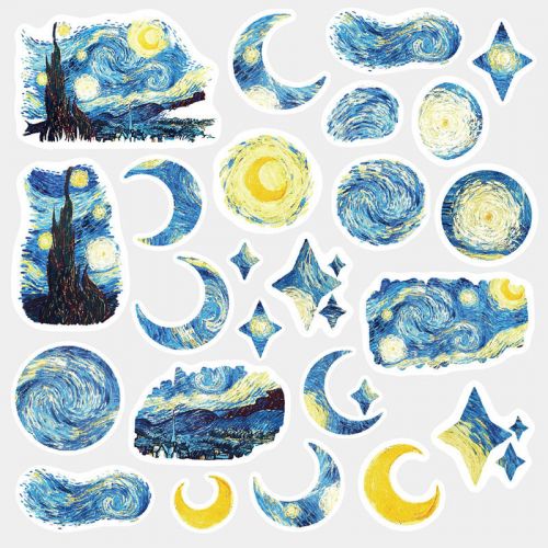 Stickers - Starry Night (bag)