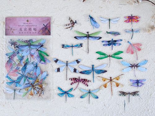 Stickers - Night Dragonfly (40pcs bag) (NEW)