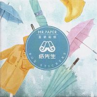 Stickers - Coats & Umbrellas (40pcs box)