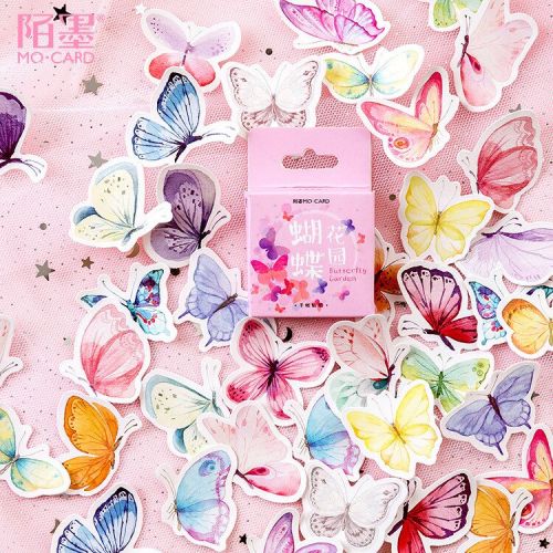 Stickers - Butterfly Garden (46pcs box) (NEW)
