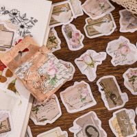 Stickers - Box - Vintage Rose Letterhead (46pcs) (NEW)