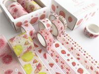 Washi Tape - Strawberry and Fruit (8 rolls) (NEW)