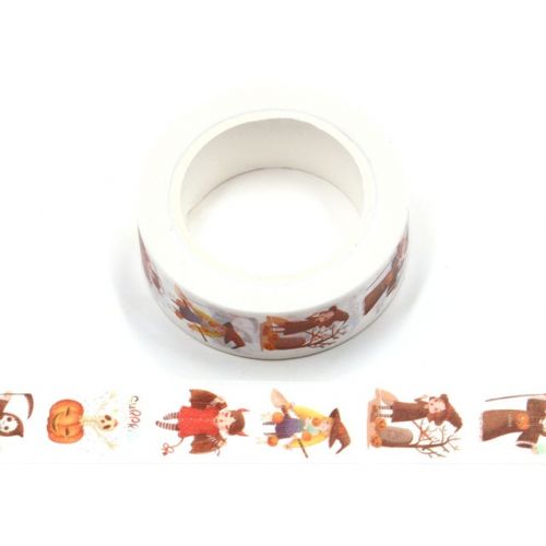 Washi Tape - Halloween Monsters (15mm x 10m) (NEW)