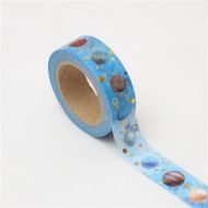 Washi Tape - Blue Planets (15mm x 10m) (NEW)