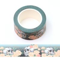 Washi Tape - Skulls and Roses (20mm x 10m) (NEW)