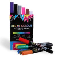 Life of Colour - Classic Colour Paint Pens - Medium Tip (3mm)