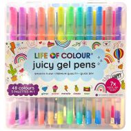 Life of Colour - Juicy Gel Pens - Set of 48 (NEW)