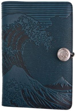 Large Journal - Hokusai Wave - Navy Blue