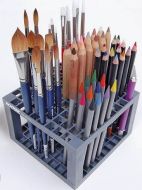 Studio 96 Hole Brush/Fineliner/Pen/Pencil Storage Rack (NEW)