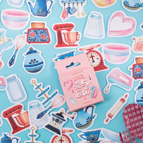 Stickers - Box - Love and Kitchen (46ps) (NEW)