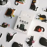 Stickers - Box - Mr Black Cat (46pcs) (NEW)