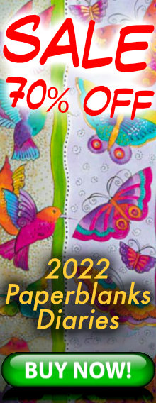 SALE - 70% OFF - 2022 Paperblanks Diaries - BUY NOW