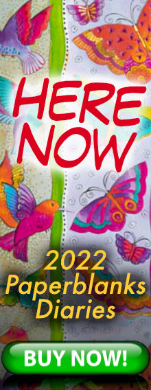 HERE NOW - 2022 Paperblanks Diaries - order today for immediate delivery - BUY NOW